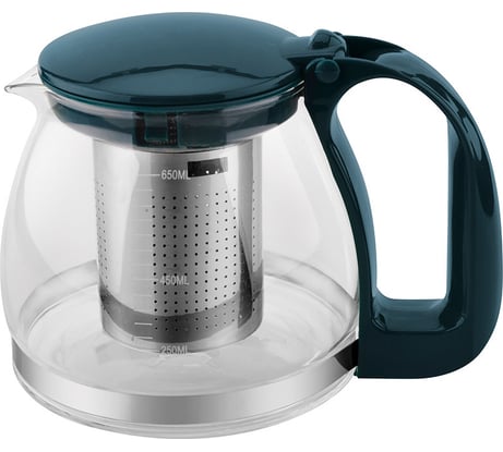 Заварочный чайник Mallony DECOTTO-AS-750 объем: 0,75 л с пластиковой ручкой фильтр из нержавеющей стали 910111