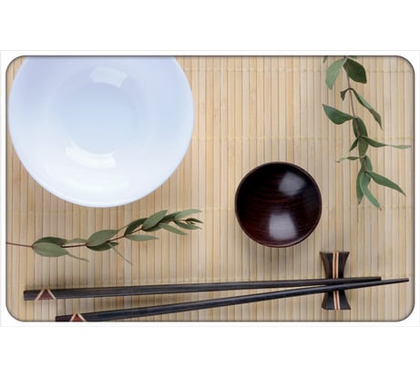 Сервировочная салфетка Рыжий кот Азия PPM-01-AS 40x28 см, пластик 312318