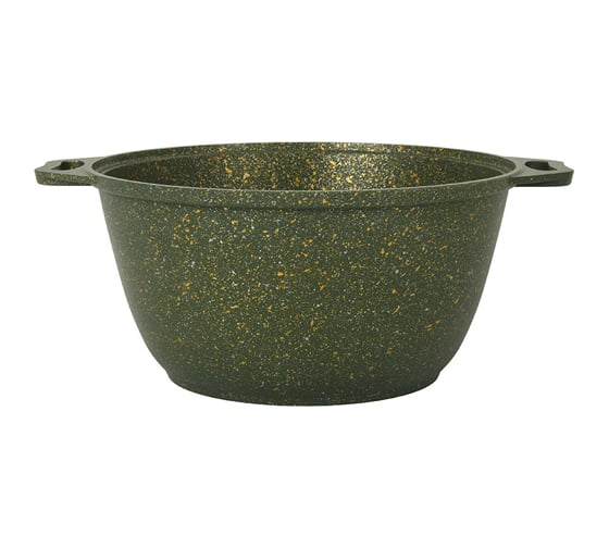 Кастрюля Kukmara линия Trendy style malachite 3 л со стеклянной крышкой антипригарное покрытие ТП9328