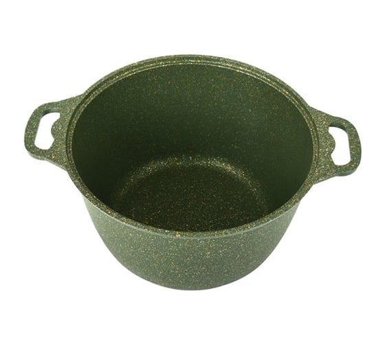 Кастрюля Kukmara линия Trendy style malachite 6 л со стеклянной крышкой антипригарное покрытие ТП9330