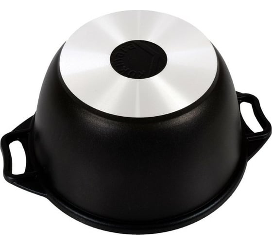 Кастрюля Kukmara 3 л со стеклянной крышкой антипригарное покрытие литой алюминий ПС2834 к31а