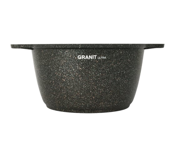 Кастрюля Kukmara линия Granit ultra original 6 л со стеклянной крышкой антипригарное покрытие ТП9313