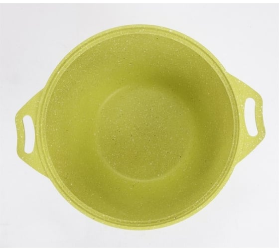 Кастрюля Kukmara линия Trendy style lime 4 л со стеклянной крышкой антипригарное покрытие ТП196