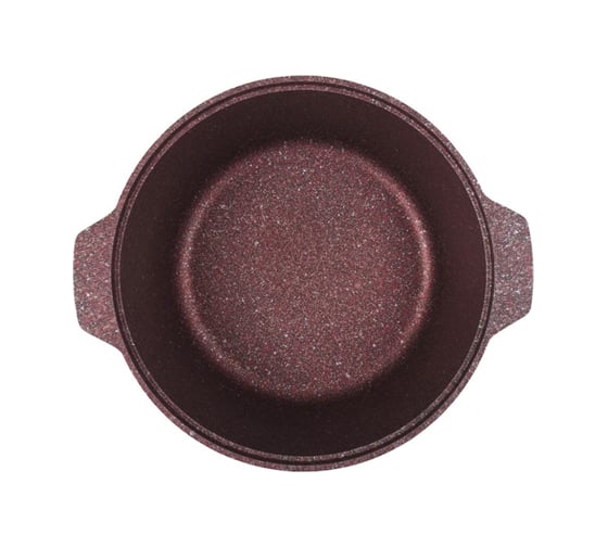 Кастрюля-жаровня Kukmara линия Granit ultra red 5 л со стеклянной крышкой антипригарное покрытие ТП9317