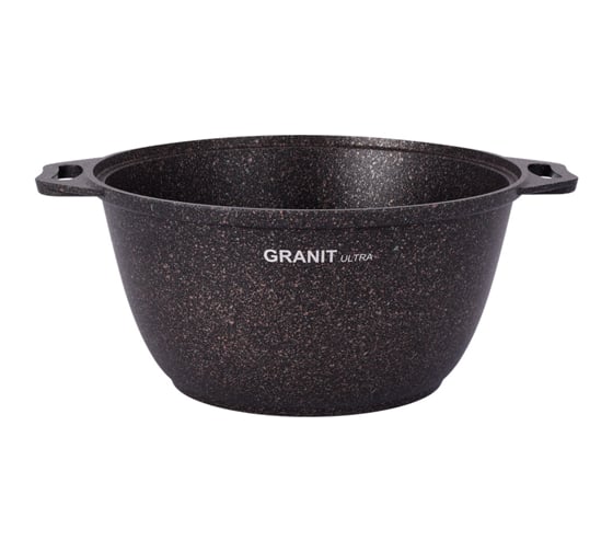 Кастрюля Kukmara линия Granit ultra original 3 л со стеклянной крышкой антипригарное покрытие ТП9311