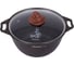 Кастрюля Kukmara линия Granit ultra original 3 л со стеклянной крышкой антипригарное покрытие ТП9311 2