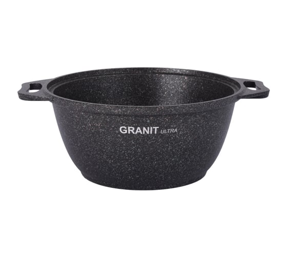 Кастрюля Kukmara линия Granit ultra original 2 л со стеклянной крышкой антипригарное покрытие ТП9310