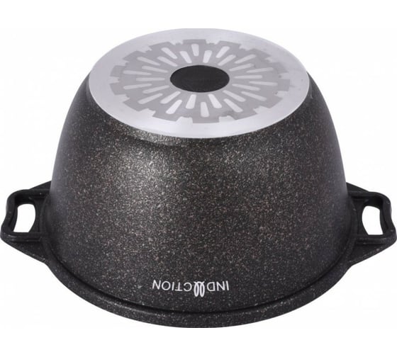Кастрюля Kukmara линия Granit Ultra Induction 4 л со стеклянной крышкой антипригарное покрытие original ТП9305