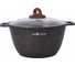 Кастрюля Kukmara линия Granit Ultra Induction 4 л со стеклянной крышкой антипригарное покрытие original ТП9305 1