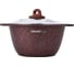 Кастрюля Kukmara линия Granit ultra red 4 л со стеклянной крышкой антипригарное покрытие ПД8032 5