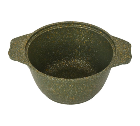 Кастрюля Kukmara линия Trendy style malachite 1 л со стеклянной крышкой антипригарное покрытие ТП9326