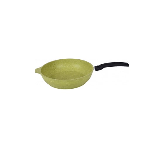 Сковорода Kukmara линия Trendy style lime 24 см со съемной ручкой антипригарное покрытие ПД6976