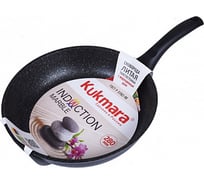 Сковорода Kukmara линия Marble Induction 28 см с ручкой антипригарное покрытие темный мрамор ПС2310