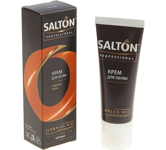 Крем для обуви из лаковой кожи SALTON PROF в тубе 75 мл черный 12 0046/018