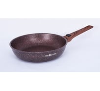 Сковорода Kukmara линия Granit Ultra Induction red 24 см со съемной ручкой антипригарное покрытие ТП981