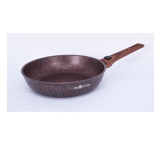Сковорода Kukmara линия Granit Ultra Induction red 24 см с ручкой антипригарное покрытие ТП978