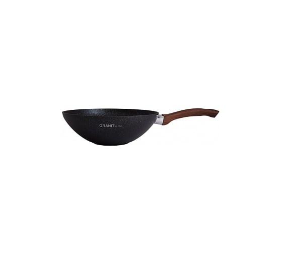 Классическая сковорода Kukmara линия Granit ultra original Wok 280x95 мм с ручкой антипригарное покрытие ТП9967