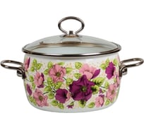 Кастрюля Vitrosse Violeta сфера 4.0 л белоснежная ПС5324