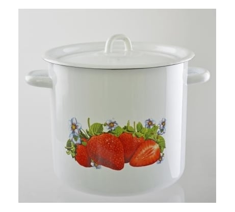 Эмалированная кастрюля Сибирские товары 5.5 л ДП9865