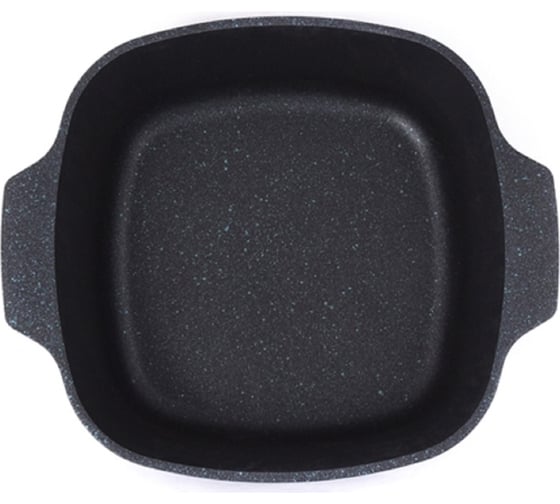 Кастрюля Kukmara линия Titanium pro 5.5 л квадратная 26x26 см со стеклянной крышкой антипригарное покрытие ТП9323