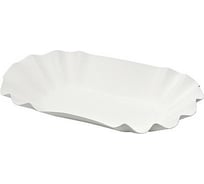 Бумажная тарелка PAPSTAR 105х175х30 мм, глубокая, эко картон, белый 1/250/1500 PS-11273