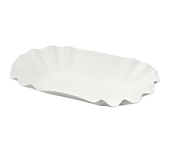 Бумажная тарелка PAPSTAR 105х175х30 мм, глубокая, эко картон, белый 1/250/1500 PS-11273 1