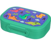 Ланч-бокс Phibo с декором, 180x130x50 мм, 0,98 л зеленый 431320609