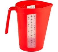 Мерный кувшин Vikan 2 л, красный цвет 60004