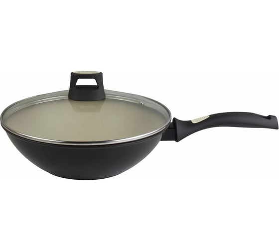 Вок Pomi d'Oro с крышкой, 28 см P-620170 Olivine NOVA 1