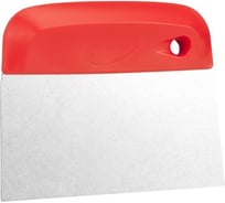 Нож Vikan для теста/скребок, лезвие из нержавеющей стали, гибкое, 146 мм, красный цвет 40574