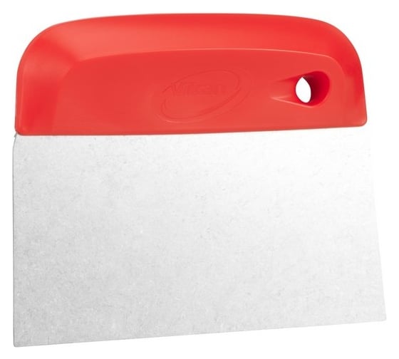 Нож Vikan для теста/скребок, лезвие из нержавеющей стали, гибкое, 146 мм, красный цвет 40574 1