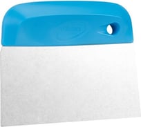 Нож Vikan для теста/скребок, лезвие из нержавеющей стали, гибкое, 146 мм, синий цвет 40573