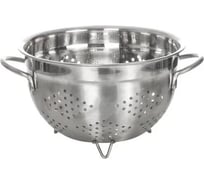 Дуршлаг на ножках Luxstahl d=260, h=170, нержавеющая сталь [K4225] кт139