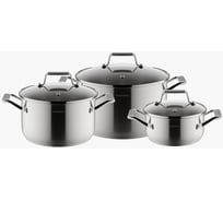 Набор посуды со стеклянными крышками, 6 предметов NADOBA cерия ODRI 796218