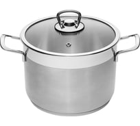 Кастрюля КАТЮША София нержавеющая сталь, 22x15 см, 5,5 л, стеклянная крышка 9920-520-0