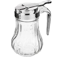 Стеклянная сахарница КОШКИН ДОМ кувшинчик с дозатором, 11x9x7 см 50-12-006