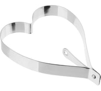 Форма для яичницы КОШКИН ДОМ сердце 10 см, металл 50-12-029