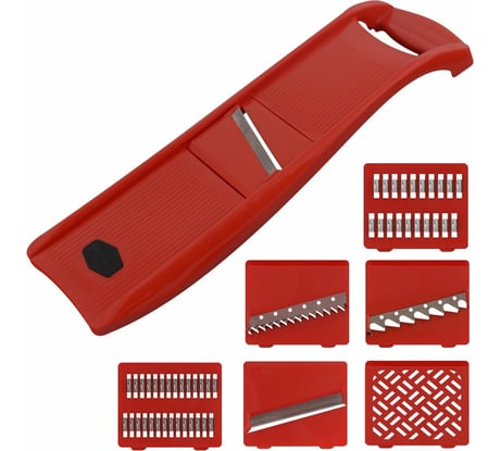 Терка МУЛЬТИДОМ с 6 насадками МТ76-113