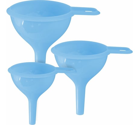 Набор воронок МУЛЬТИДОМ Эконом 3 шт диаметр 5,5, 7,5, 9 см MS80-182