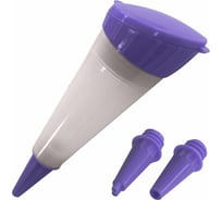 Декоратор для крема МУЛЬТИДОМ 3 насадки 3 цвета AN80-187