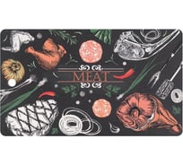 Разделочная доска МУЛЬТИДОМ Мясное меню размер 29х17 см NEW МТ18-21