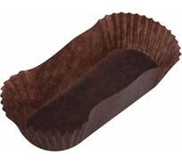 Бумажная форма для выпечки МУЛЬТИДОМ Эклер набор 25 шт размер 10,5х4 см, высота 2,5 см МТ8-95