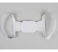 Массажер-фиксатор осанки ONLITOP р-р S-M, на липучках, белый, пакет ОТ 5152640