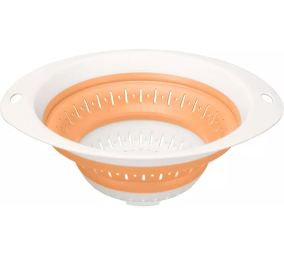 Дуршлаг круглый складной Phibo ZOOM 2л, Оранжевый 435205108 1