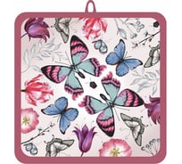 Прихватка МУЛЬТИДОМ Бабочки размер 17х17 см 4 дизайна Z22-19