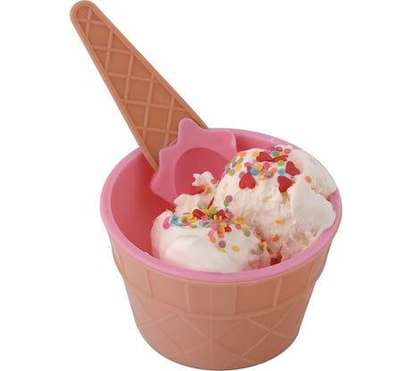 Набор для мороженого МУЛЬТИДОМ креманка, ложка VL80-350