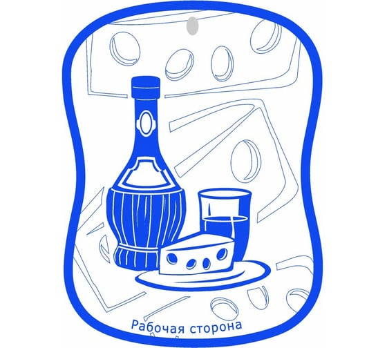 Кулинарная доска МУЛЬТИДОМ 20х15 см 2 дизайна DS80-43 1