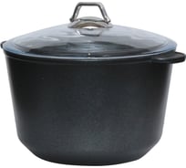 Кастрюля КАТЮША Галант антипригарное покрытие литая, 6 л, 26 см, серый графит 03-08-6