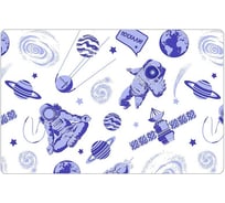 Разделочная доска МУЛЬТИДОМ SPACE подставка под горячее размер 18х28 см VL48-73