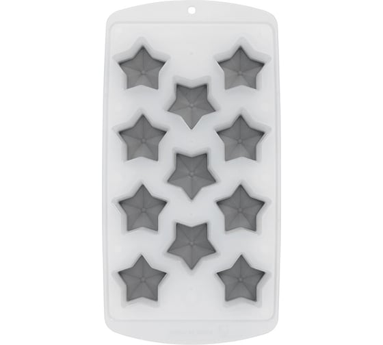 Форма для льда MARMITON BASIC Звездочки PP + TPR 11 ячеек, 21.5х11 см 17418 1